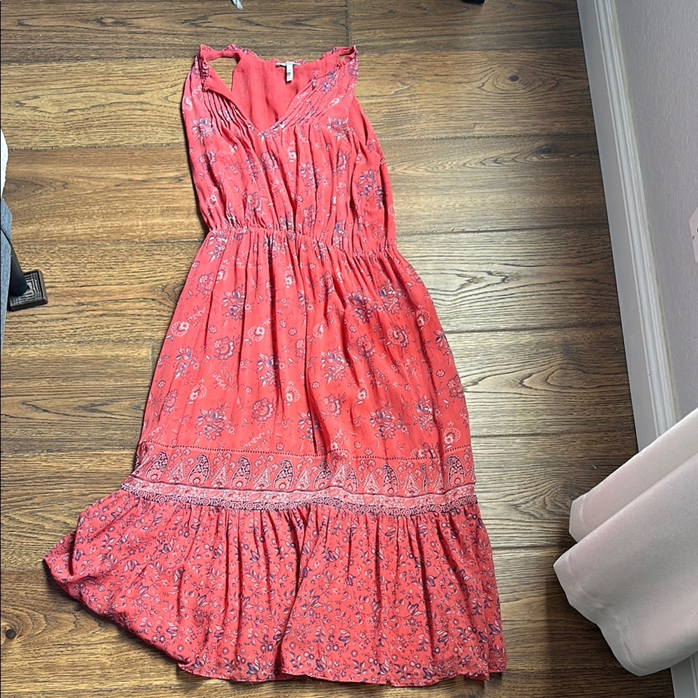 Red Paisley Dress